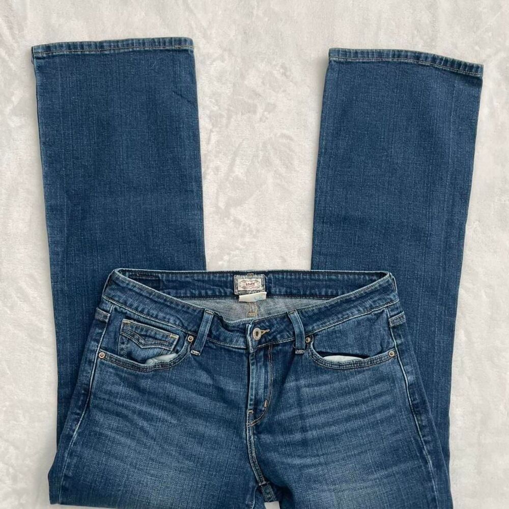 Levi's 545 Lowrise Bootcut Jean Women's 30 Western Y2K Vintage 2000s Denim Dark